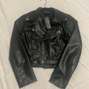 Black Moto Jacket NWT!! Never Worn. Amazing condition